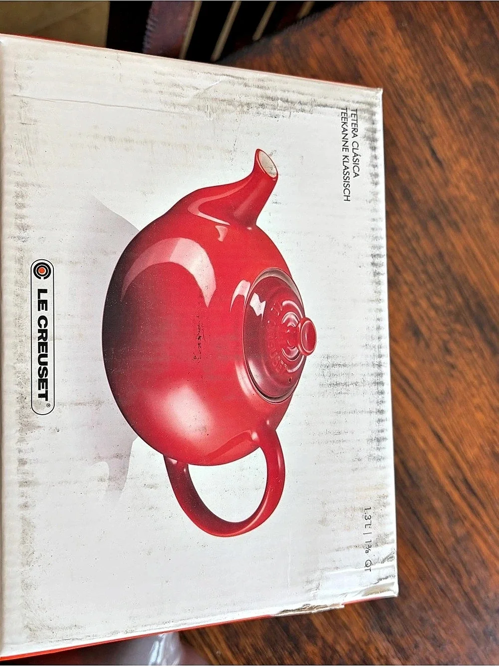 Le Creuset Classic Teapot Gray. New